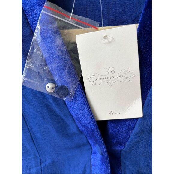 NWT Mynahs Reynu Taandon Royal Blue Tiered Embroidered Sleeveless top, $228 Medi - Picture 2 of 9